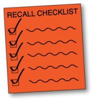 product recall checklist
